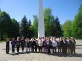 Покладання квітів до пам'ятника загиблим героям біля Харківського тракторного заводу